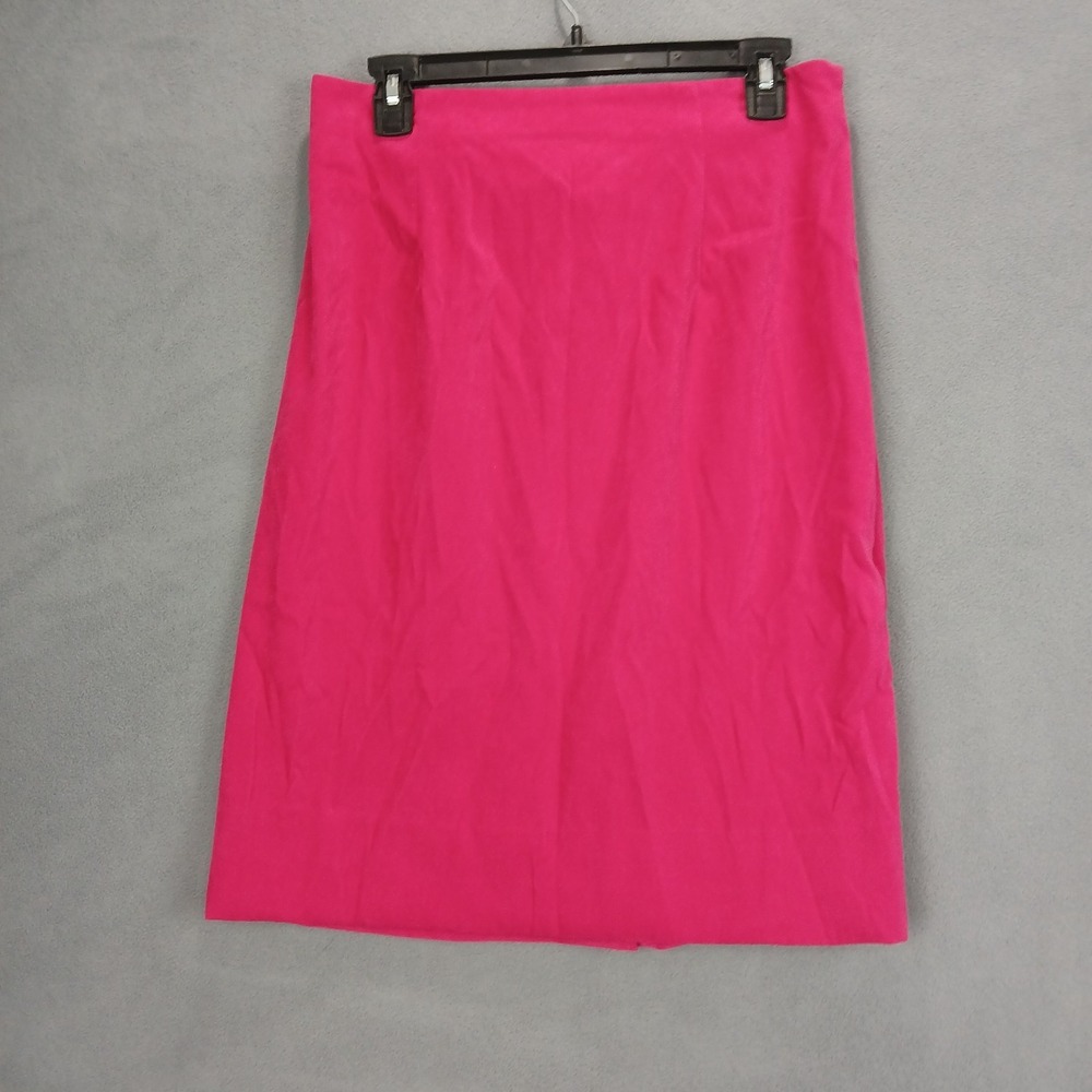 Leslie‎ Fay Dresses Straight & Pencil Skirt Womens 12 Hot Pink Side Zip Formal